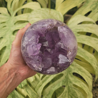 Amethyst Cluster Sphere (7.0 lbs _ S-52)