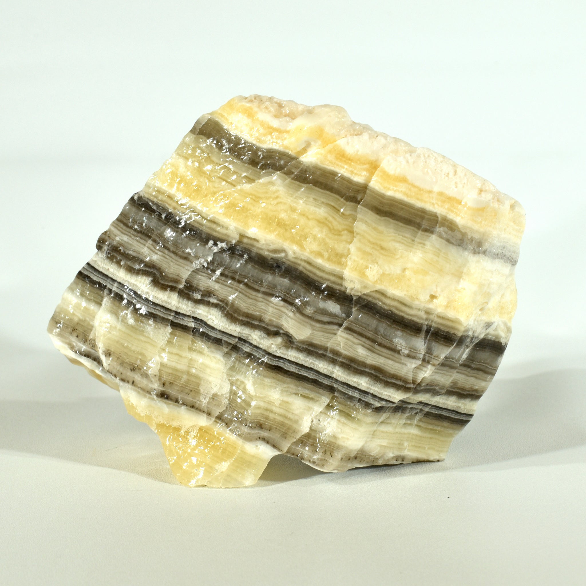 Yellow Zebra Calcite (2.3 Lbs)