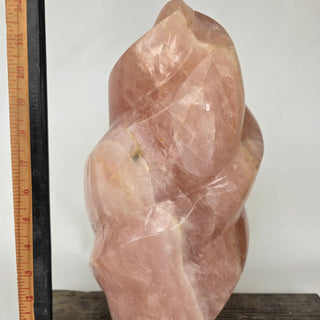 23.2 lb Rose Quartz Flame Shape