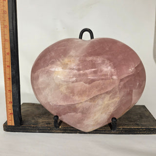 Rose Quartz Heart (15.1 lbs _ S-419)