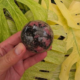 Rhodonite Sphere (13.44 oz _ SL-438)