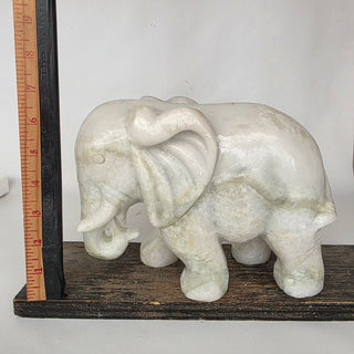 Serpentine Jade Elephant (11.9 lbs _ S-451)