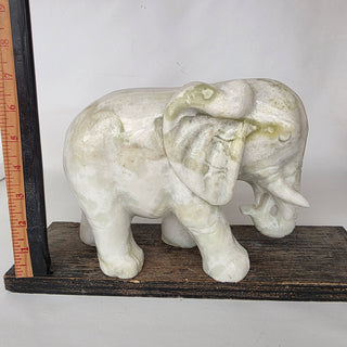 Serpentine Jade Elephant (11.9 lbs _ S-451)