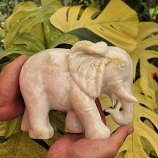 Serpentine Jade Elephant (11.9 lbs _ S-451)