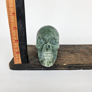 Jasper/Calcite Skull-Shape (1.4 lbs _ SL-495)