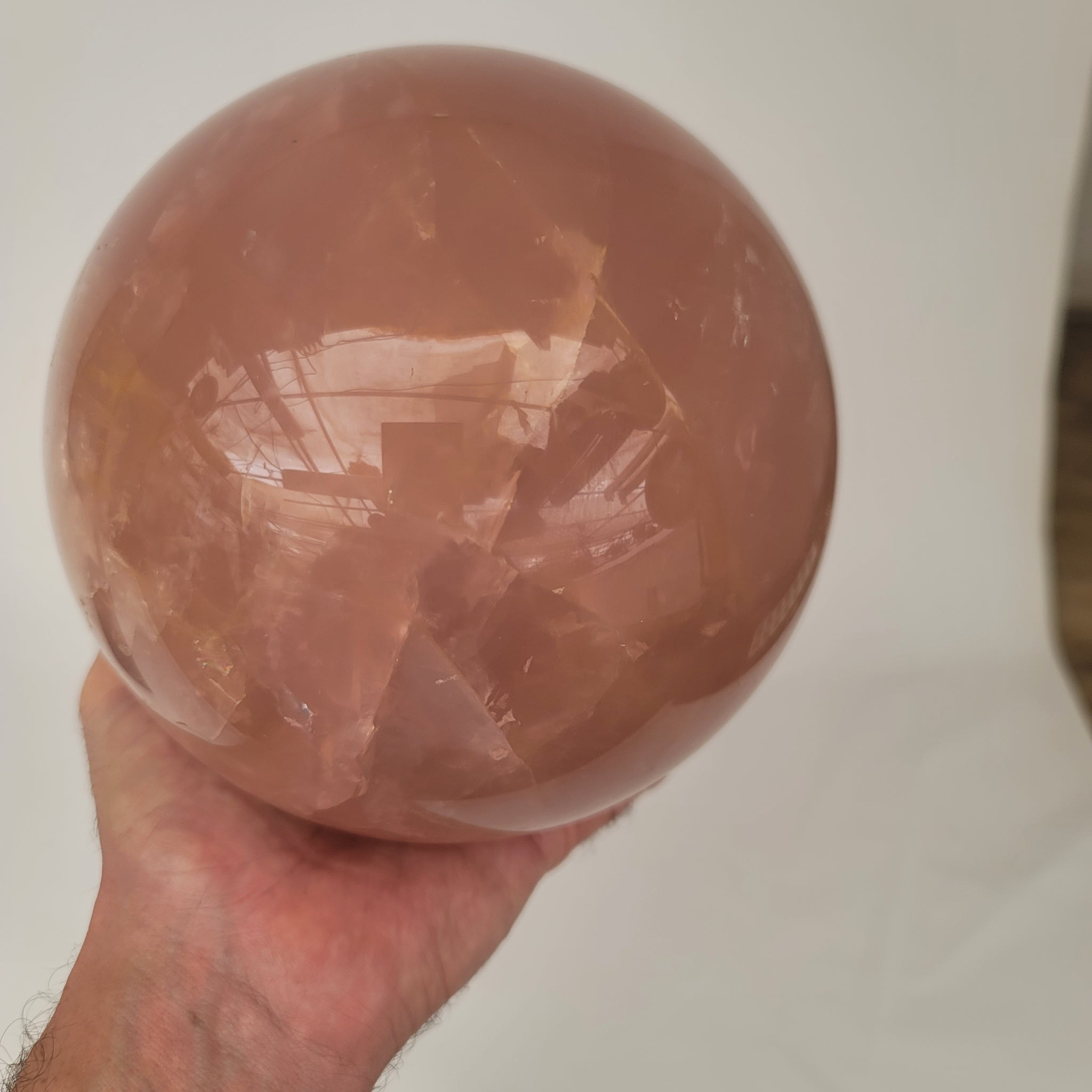 Rose Quartz Sphere (14.1 lbs _ S-88)