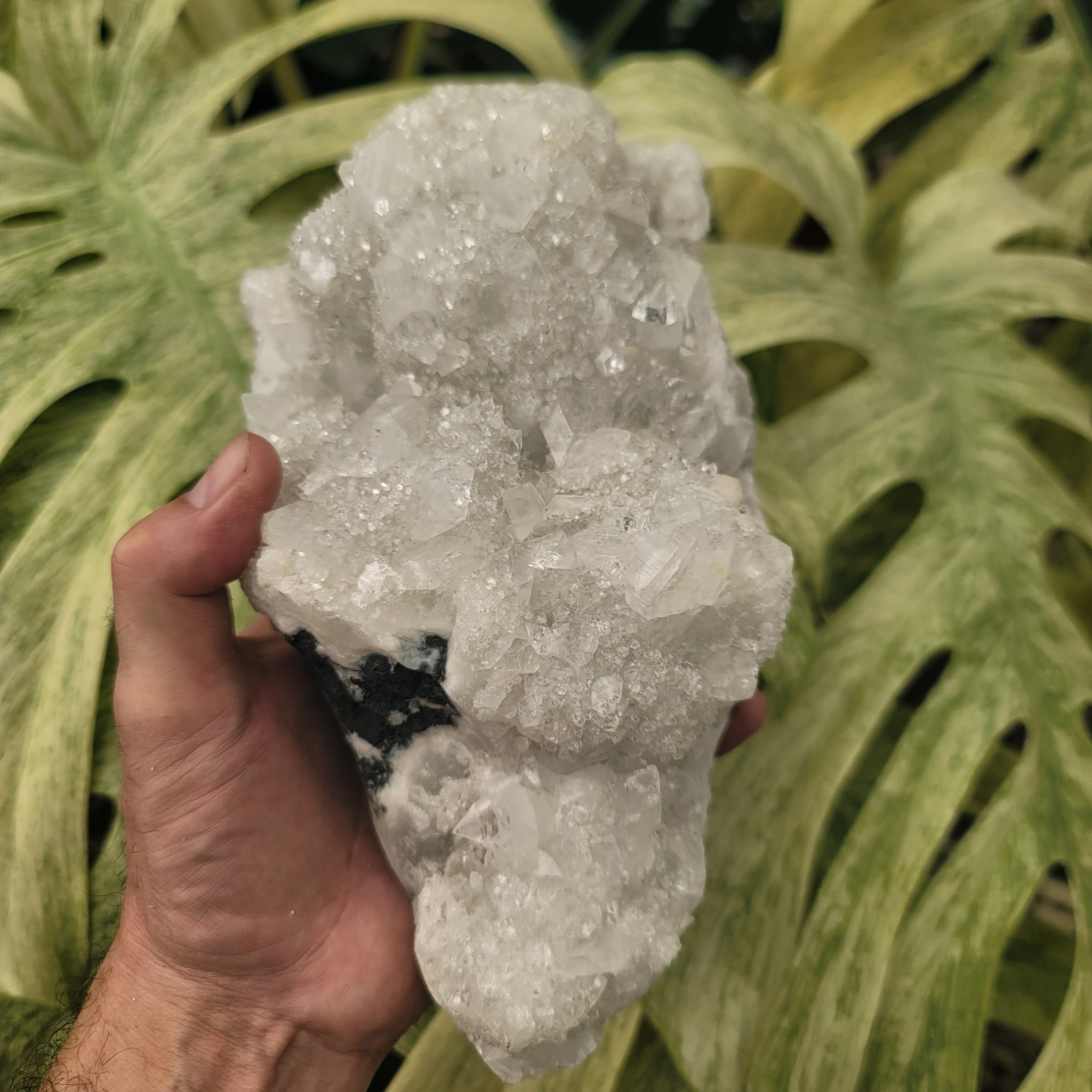 White Calcite Cluster (5.9 lbs _ S-102)