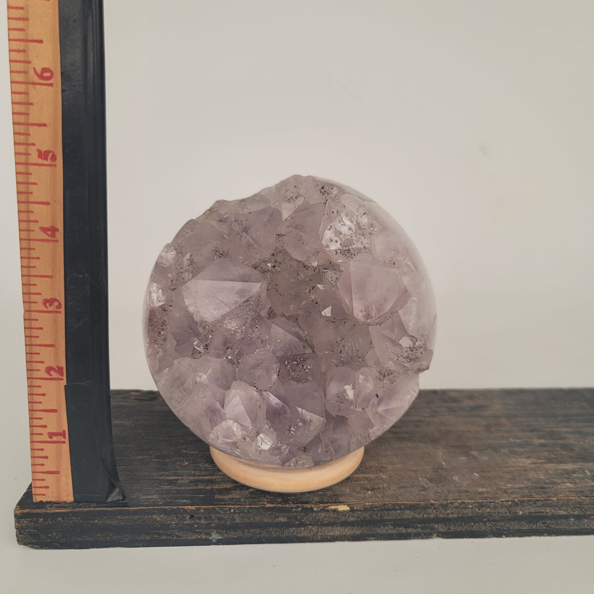 Amethyst Geode Sphere (6.7 lbs _ S-103)