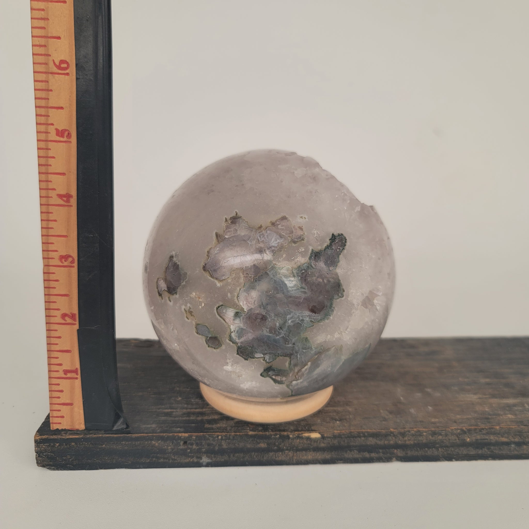 Amethyst Geode Sphere (6.7 lbs _ S-103)