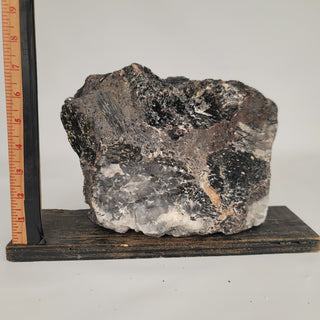 Black Tourmaline/Calcite Cluster (18.8 lbs _ S-109)