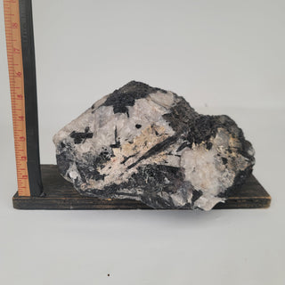 Rough Black Tourmaline/Calcite (15.0 lbs _ S-231)