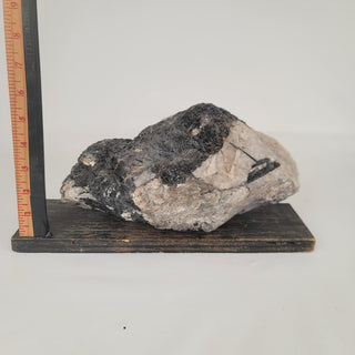 Rough Black Tourmaline/Calcite (15.0 lbs _ S-231)