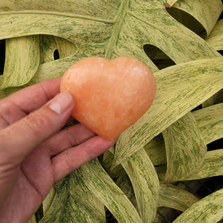 Orange Calcite Heart (6.09 oz _ SL-338)