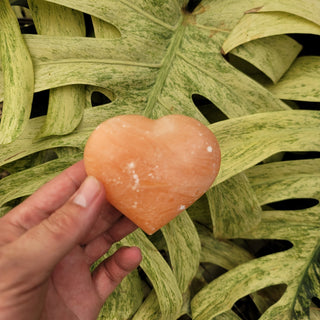 Orange Calcite Heart (6.71 oz _ SL-369)