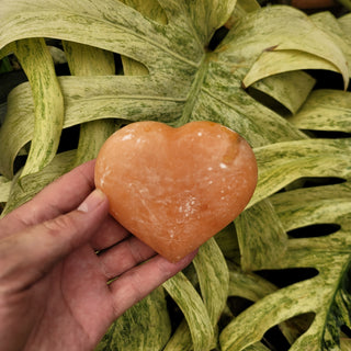 Orange Calcite Heart (9.92 oz _ SL-375)