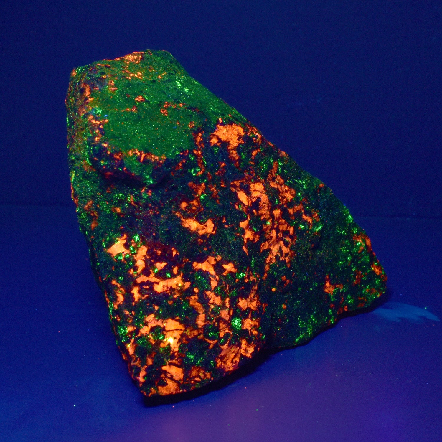 Calcite & Willemite Fluorescent Mineral Specimen (4.6 lbs _ S-29