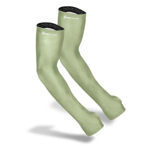 Protection sleeves in forest green with no pattern