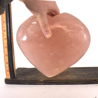 Rose Quartz Heart (10 lbs _ S-43)