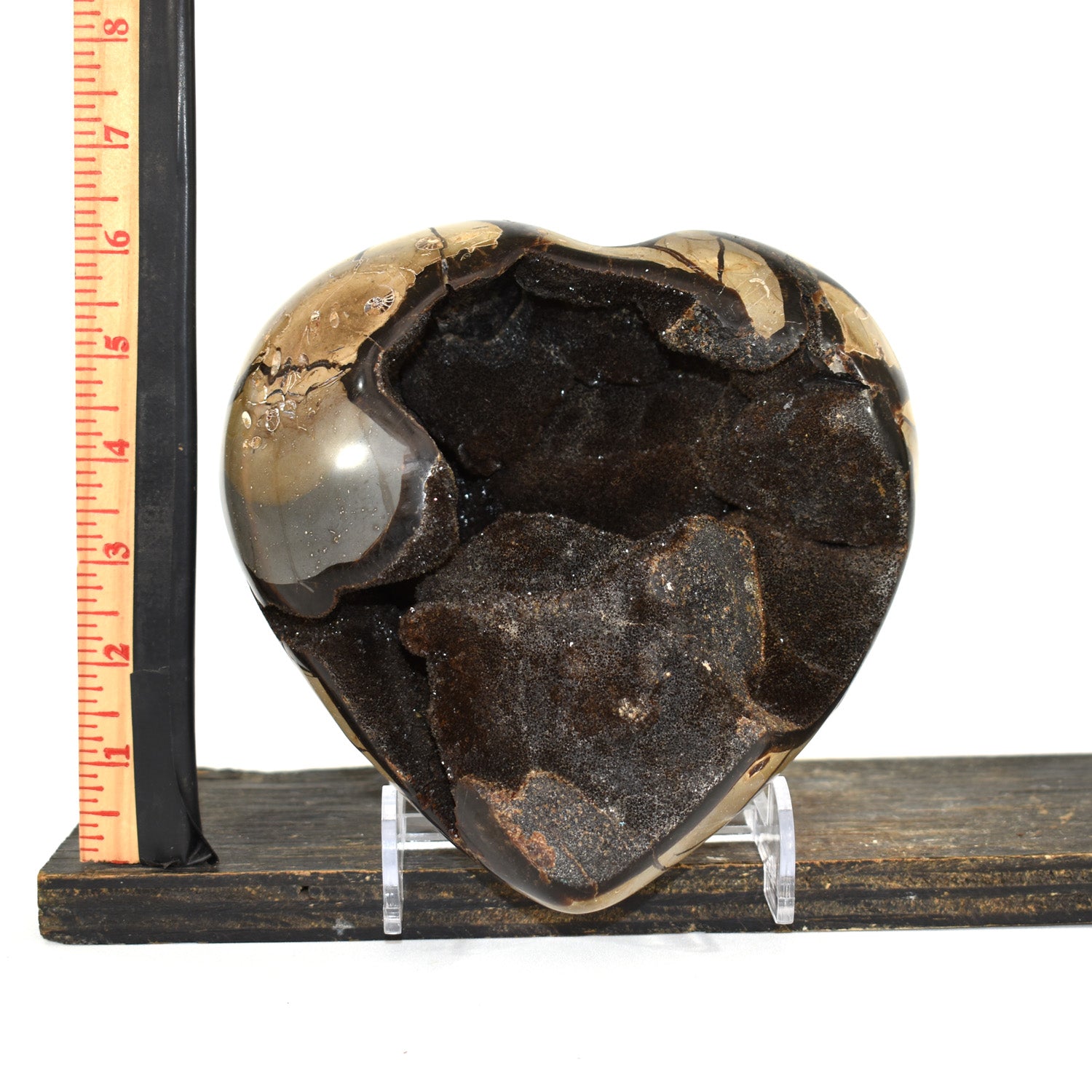 Septarian Geode Heart (7.8 Lbs)